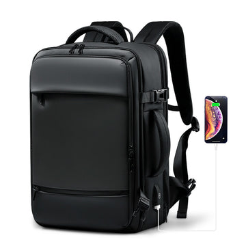 Business Travel Backpack for Men 38L  Expandable Travel Backpacking USB Charging Waterproof Bag